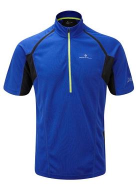 Ronhill Trail Zip  Short Sleeve Tee mens 424