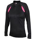 Ronhill Ladies Vizion Activewool Half Zip Top