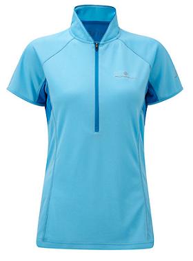 Ronhill Trail Zip  Short Sleeve Tee womens